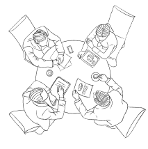 会議中のアイコン